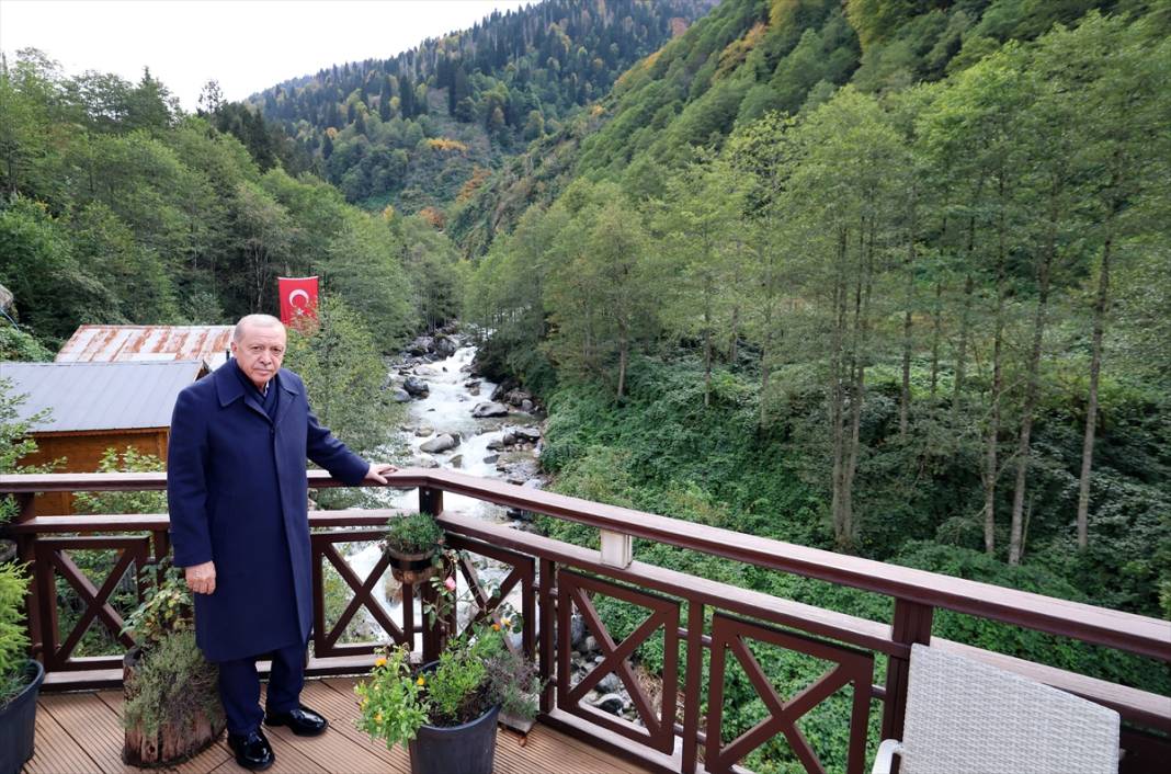 Cumhurbaşkanı Erdoğan’dan Ayder Yaylası’na sürpriz ziyaret 2